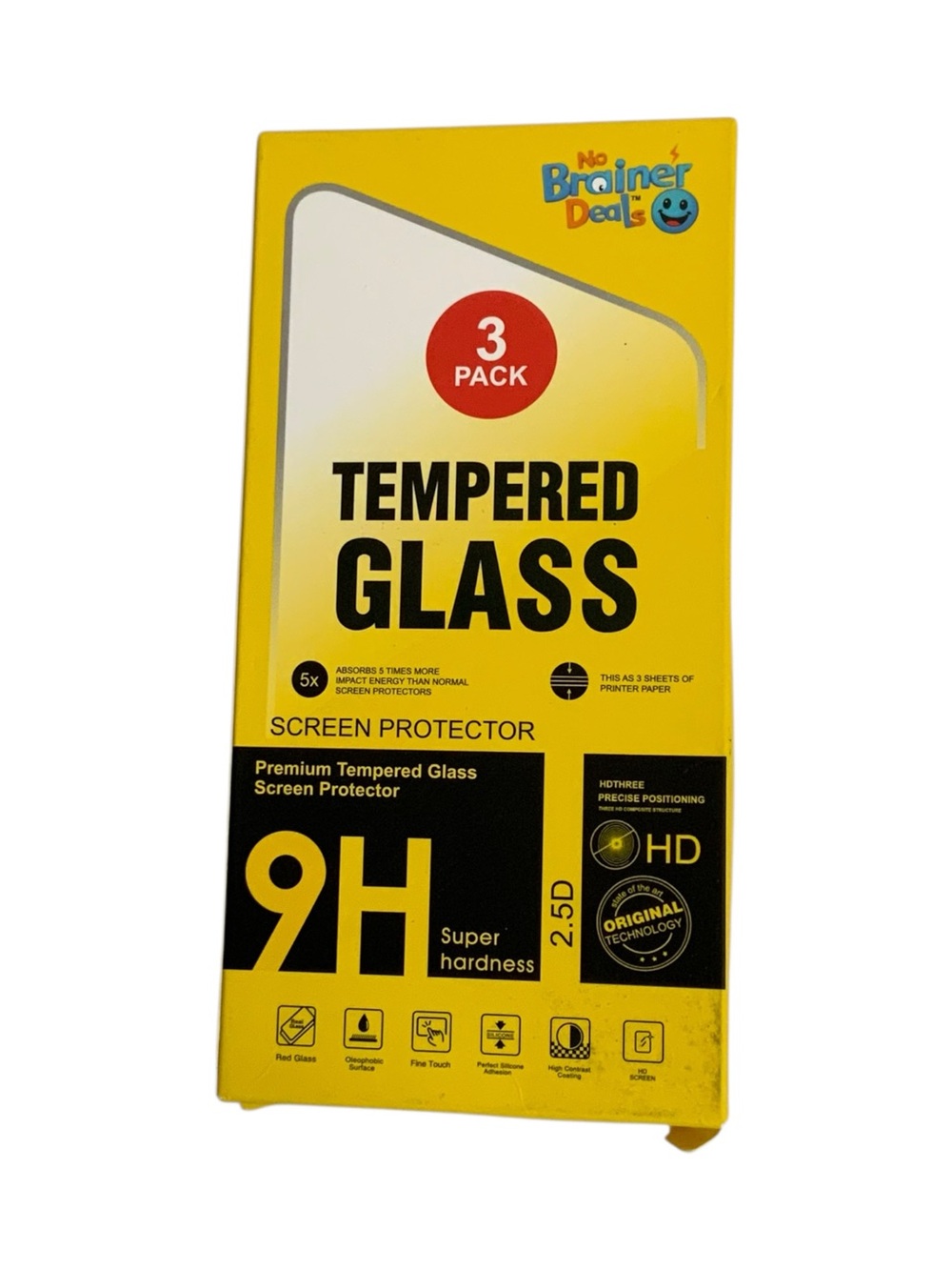 No Brainer Deals Tempered Glass Screen Protector iPhone 17 pro max